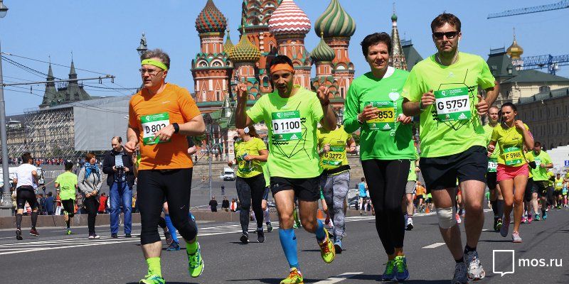 Около 30 тысяч человек примут участие в Московском марафоне