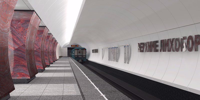 Началась архитектурная отделка станций метро «Окружная» и «Верхние Лихоборы»