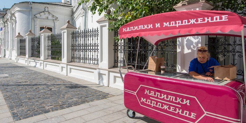 Тележки с мороженым: предприниматели поборются за право торговать в центре столицы