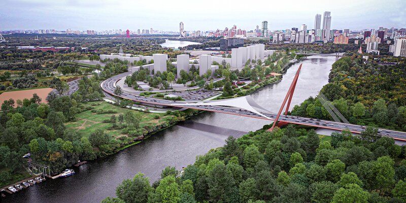 Мост через Москву-реку построят в районе Мневниковской поймы