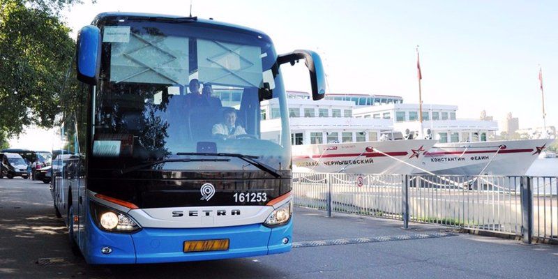 Новые автобусы Мосгортранса начали обслуживать туристов на Северном речном вокзале