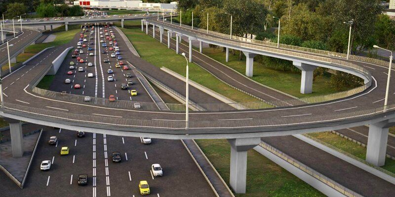 Съезд с Московского скоростного диаметра на Волгоградский проспект готов на 40 процентов
