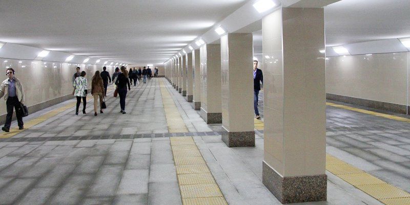 Подземный переход с двумя лифтами построят в Обручевском районе