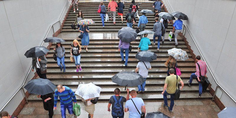 Во вторник в Москве ожидаются дожди и грозы