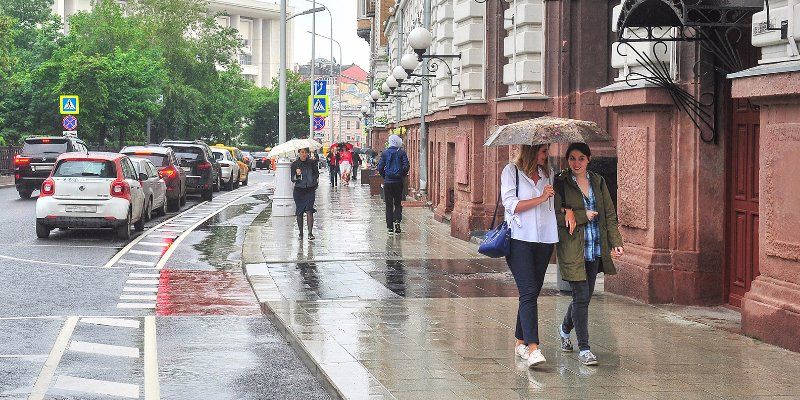 В Москве сохранится дождливая и ветреная погода