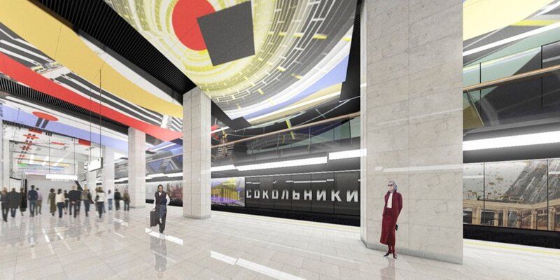 Начались работы по созданию пересадки между двумя станциями метро «Сокольники»