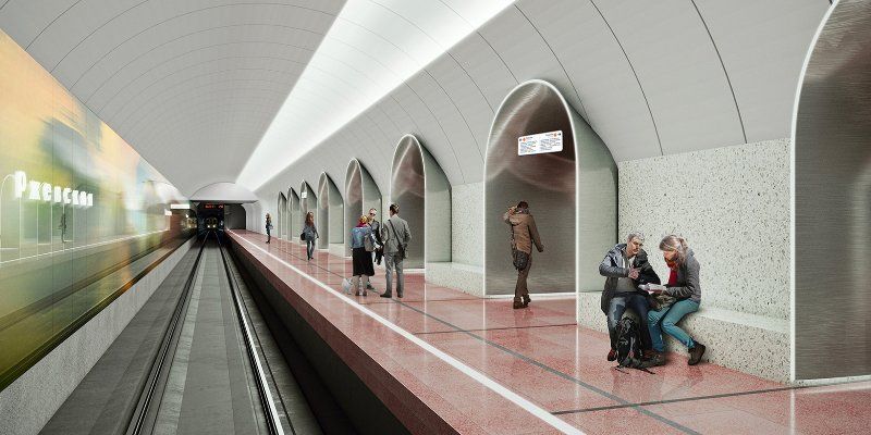 Началось строительство станций метро «Шереметьевская» и «Ржевская»