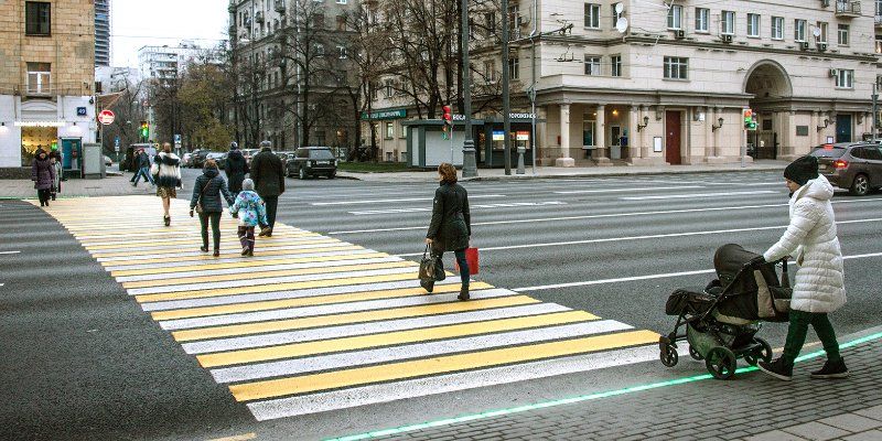 Более 100 новых зебр: где появятся пешеходные переходы в этом году