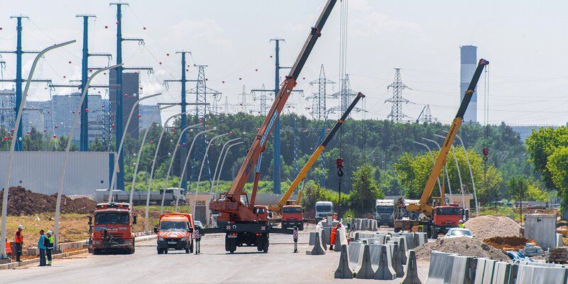 Участок скоростного диаметра от Шоссейной улицы до улицы Полбина готов на две трети