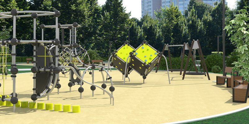 Детские площадки и велодорожки: завершается благоустройство парка имени Святослава Федорова