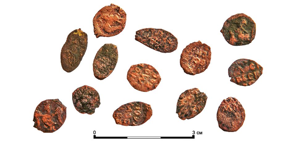 Coins dating to the late 15th-early 16th centuries