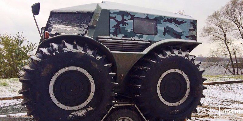 Снегоболотоход поможет МЧС спасать рыбаков на Москве-реке