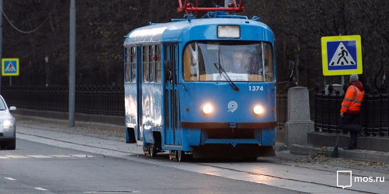 Из-за ремонта путей на Чертановской улице отменён трамвай № 1