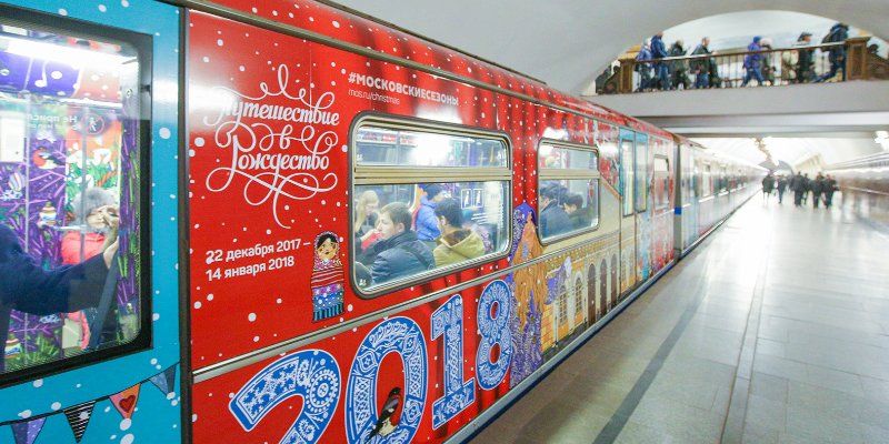 Московский транспорт в сочельник перевез на 100 тысяч пассажиров больше, чем в прошлом году