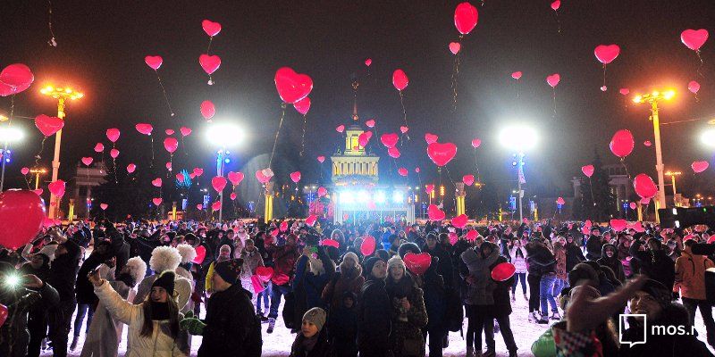 В День святого Валентина на ВДНХ запустят в небо шары с желаниями