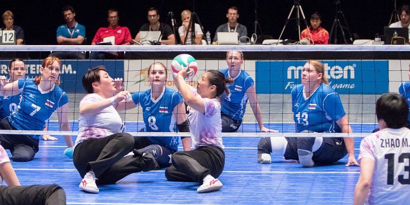 Московские спортсменки выиграли чемпионат мира по волейболу сидя в составе сборной России