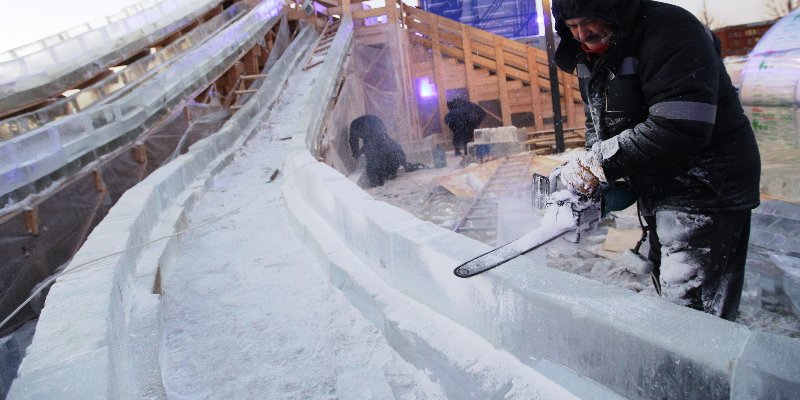 Ледяной городок построят на площадке фестиваля «Круг света»