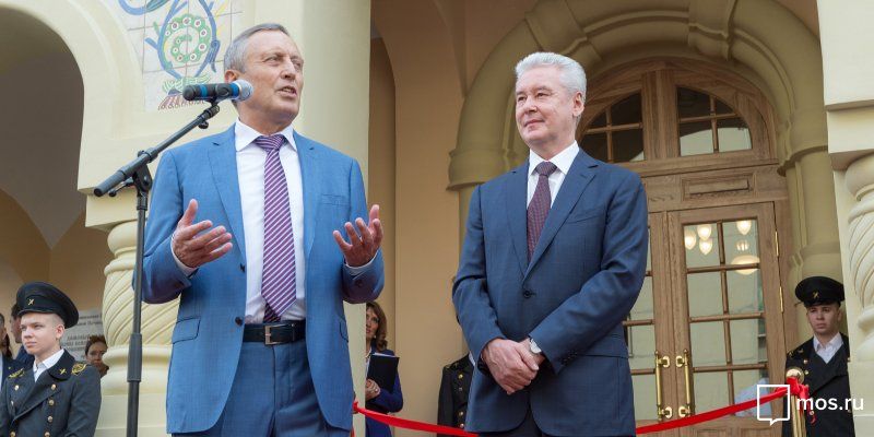 Сергей Собянин открыл учебный корпус Плехановского университета после реставрации