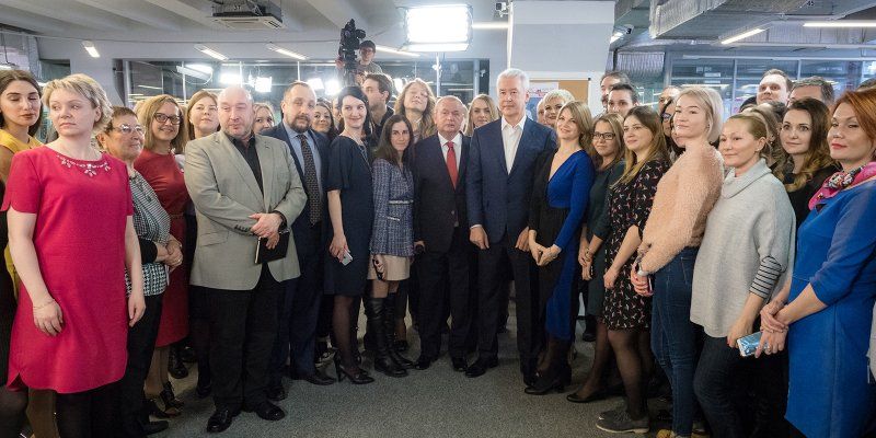 Сергей Собянин поздравил «Вечернюю Москву» с 95-летием