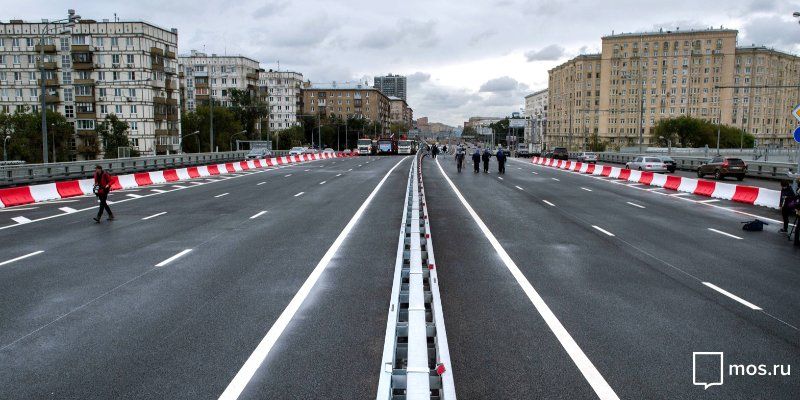 Открыто движение по Волоколамскому путепроводу