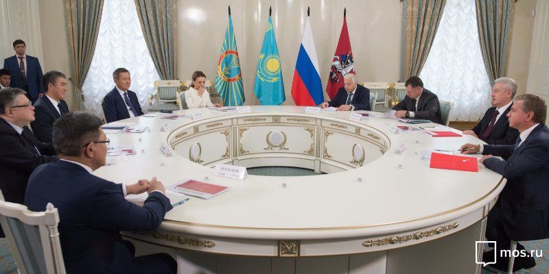 Сергей Собянин встретился с акимом Астаны Асетом Исекешевым