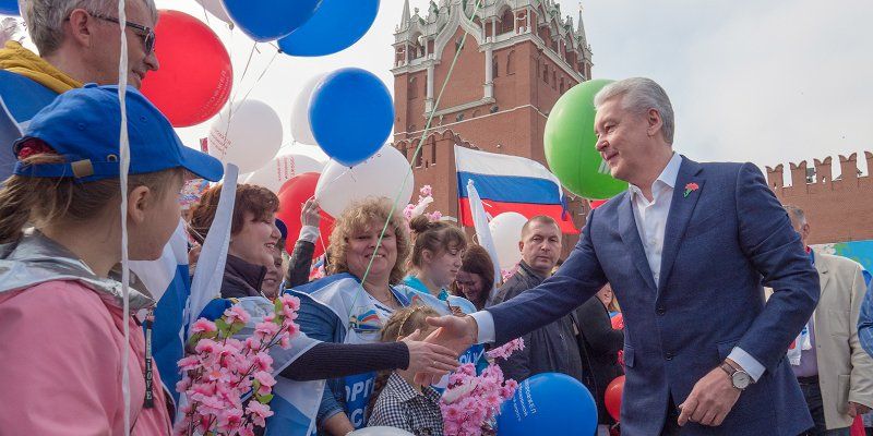 Сергей Собянин поздравил москвичей с Праздником Весны и Труда