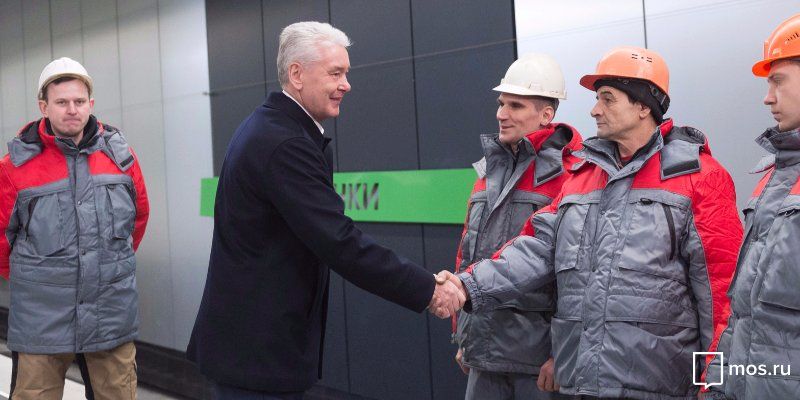 Сергей Собянин провёл технический пуск участка метро от «Делового центра» до «Раменок»