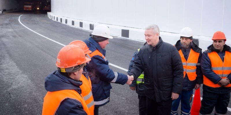 Открылось движение по тоннелю на развязке МКАД с Ленинским проспектом