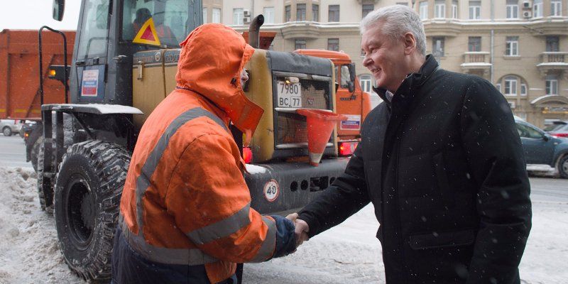 Сергей Собянин поручил активизировать уборку снега