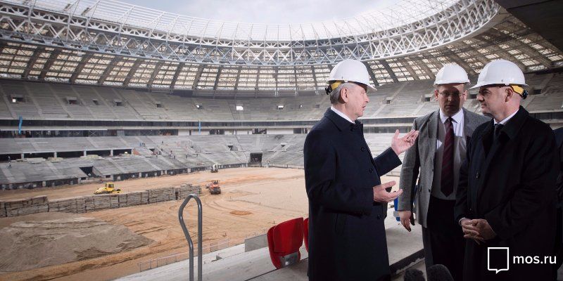 Сергей Собянин рассказал Джанни Инфантино о подготовке Москвы к ЧМ по футболу