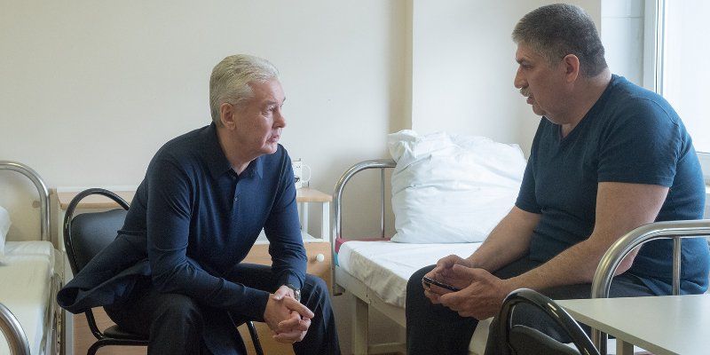 Сергей Собянин навестил пострадавших в результате урагана