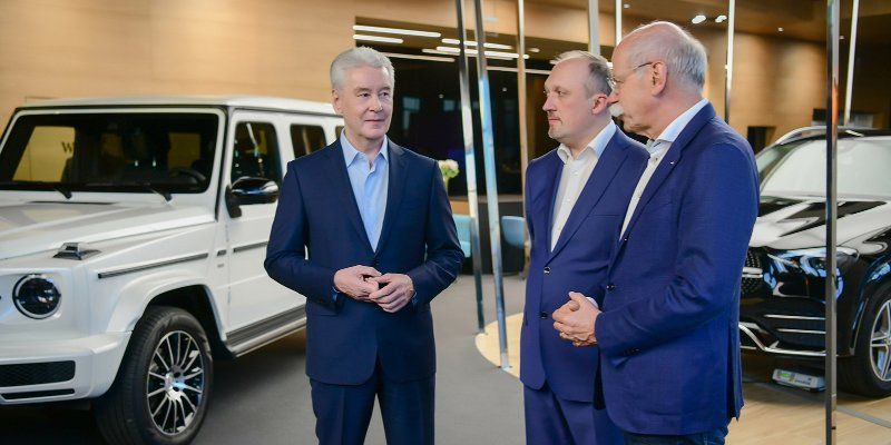 На территории бывшей промзоны «ЗИЛ» открылся дилерский центр группы «Мерседес»