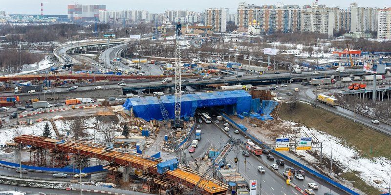 Как идет реконструкция Волоколамской развязки