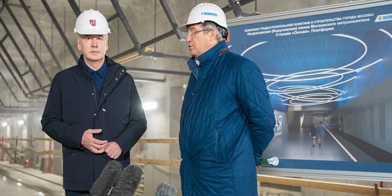 Завершаются работы на станции метро «Окская»
