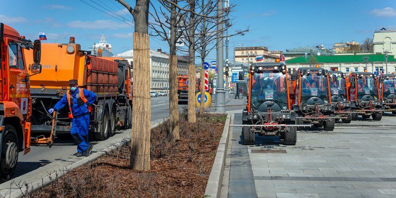 В столице прошла шестая масштабная дезинфекция