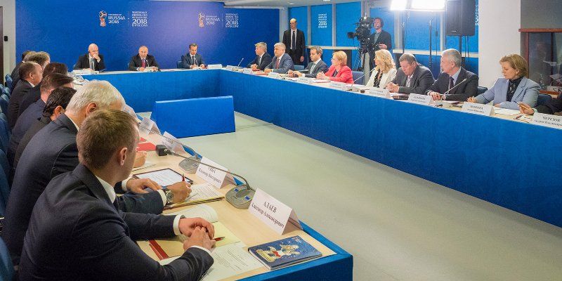 Сергей Собянин принял участие в заседании наблюдательного совета оргкомитета «Россия-2018»