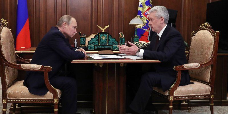 Владимир Путин и Сергей Собянин провели рабочую встречу