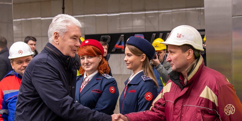 Сергей Собянин провел технический пуск движения на участке БКЛ между станциями «Каховская» и «Каширская»