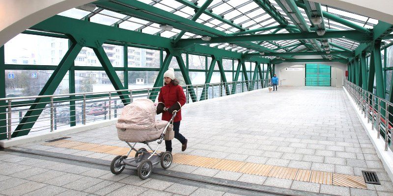 В Царицыне через пути МЦД-2 построят пешеходный переход длиной 106 метров