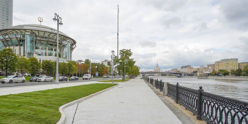 Этой весной впервые распустились деревья, высаженные на набережных острова Балчуг