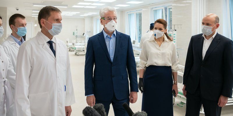 Стационар для лечения COVID-19 на 255 коек открыли на базе частной клиники
