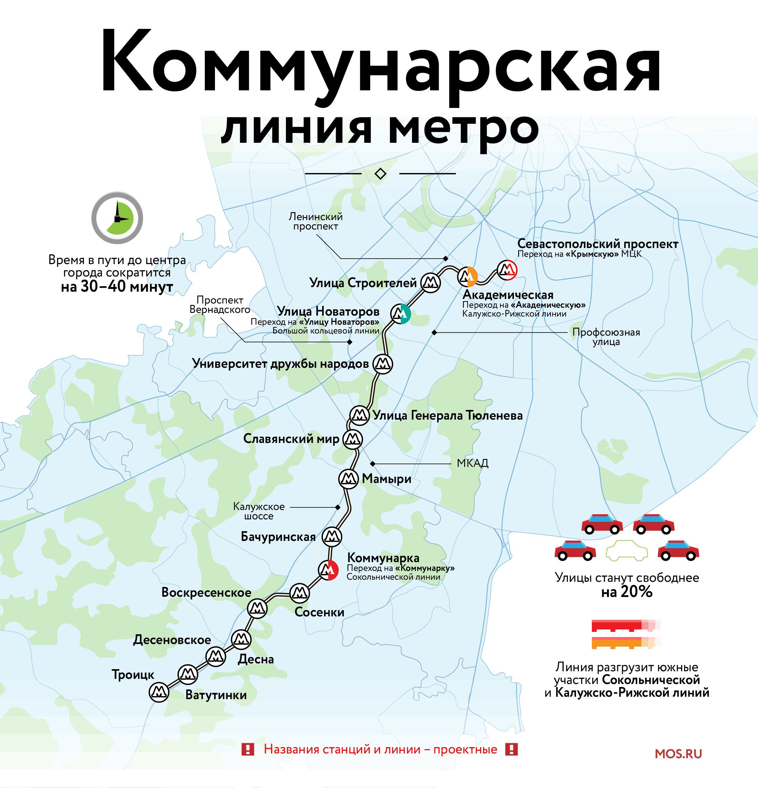 Москвичи поддержали программу строительства метро