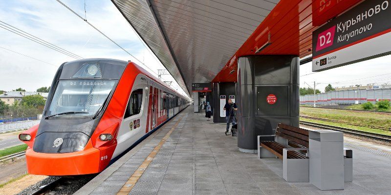 За первый месяц работы станцией Курьяново на МЦД-2 воспользовались 50 тысяч пассажиров