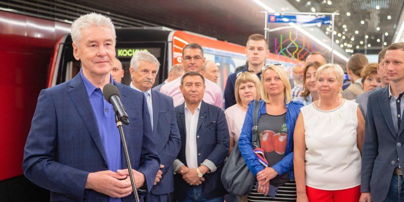 Сергей Собянин открыл четыре станции Некрасовской линии метро