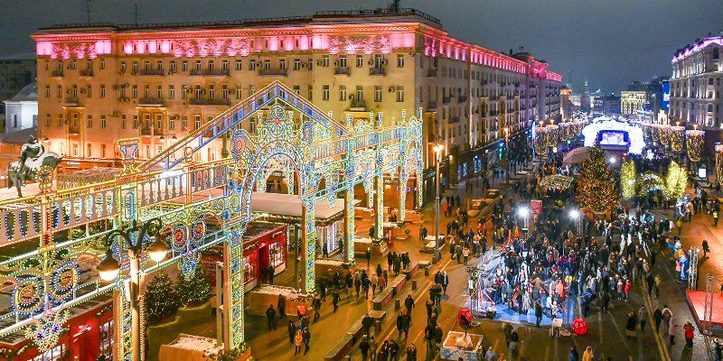 Новогодние мероприятия в Москве посетили более 12 миллионов человек